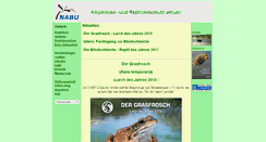 Desktop Screenshot of amphibienschutz.de